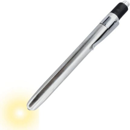 Pen Torch Metal (Yellow Light)